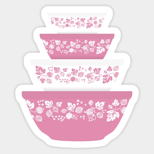 Pyrex Gooseberry Sticker by Kalepanic